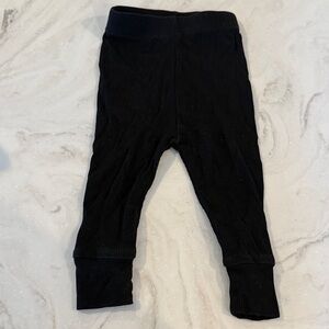 Little Bipsy Ribbed Black Kids Leggings